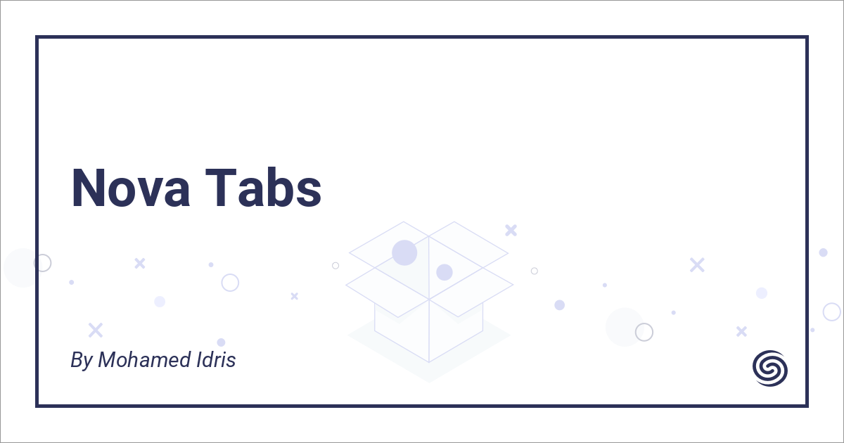 Tabs - Nova Packages