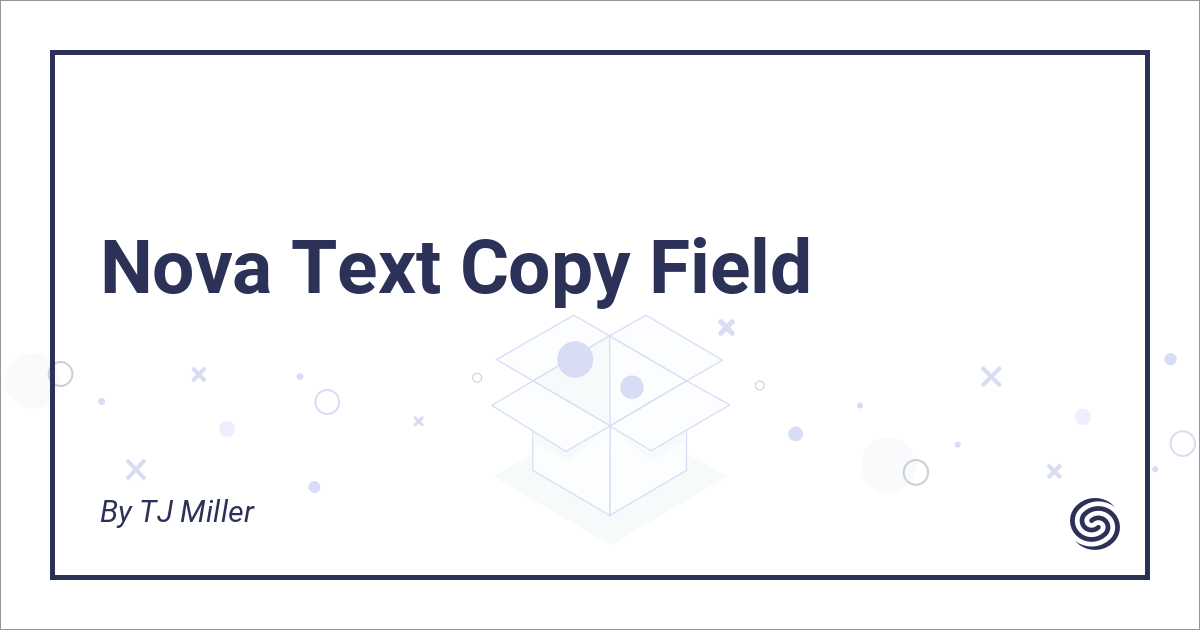 Text Copy Field - Nova Packages