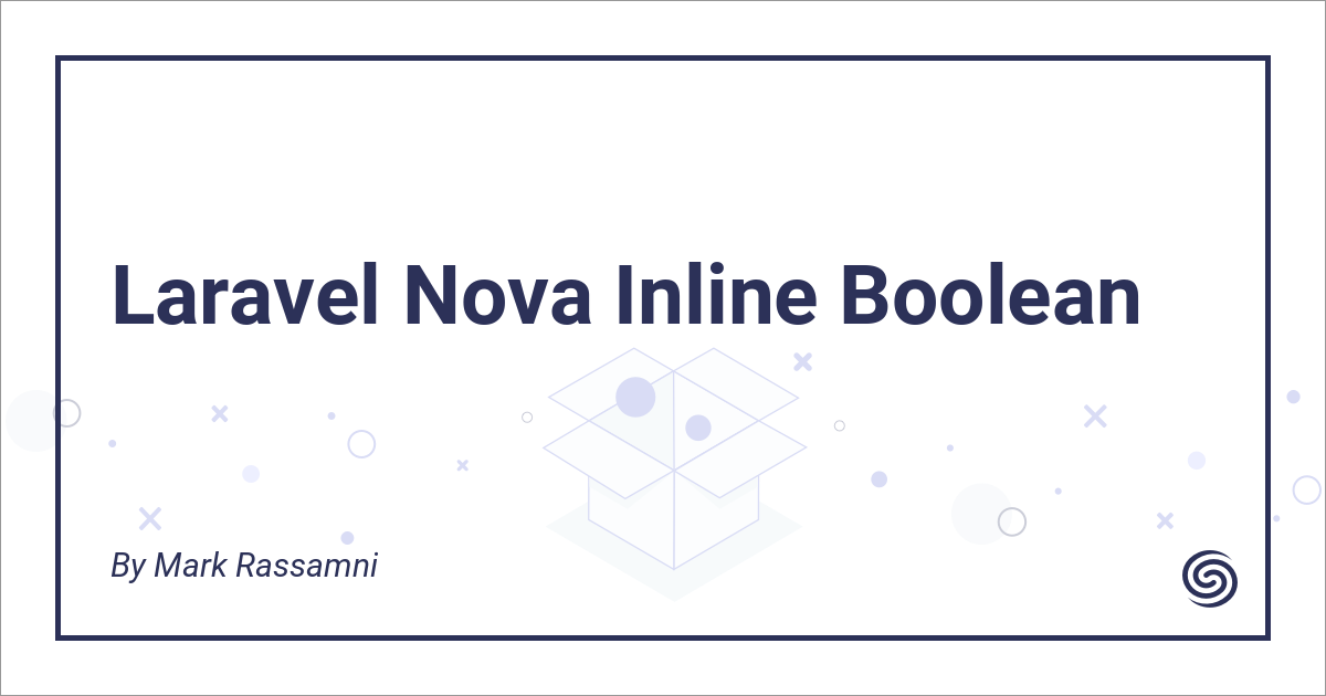 Inline Boolean - Nova Packages