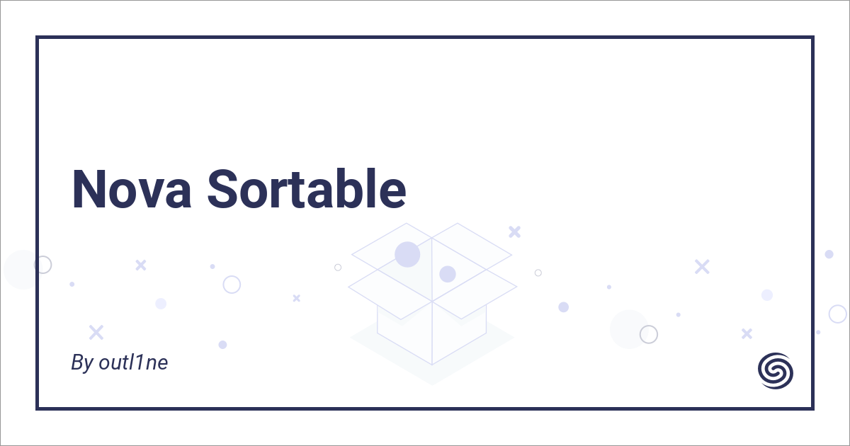Sortable - Nova Packages