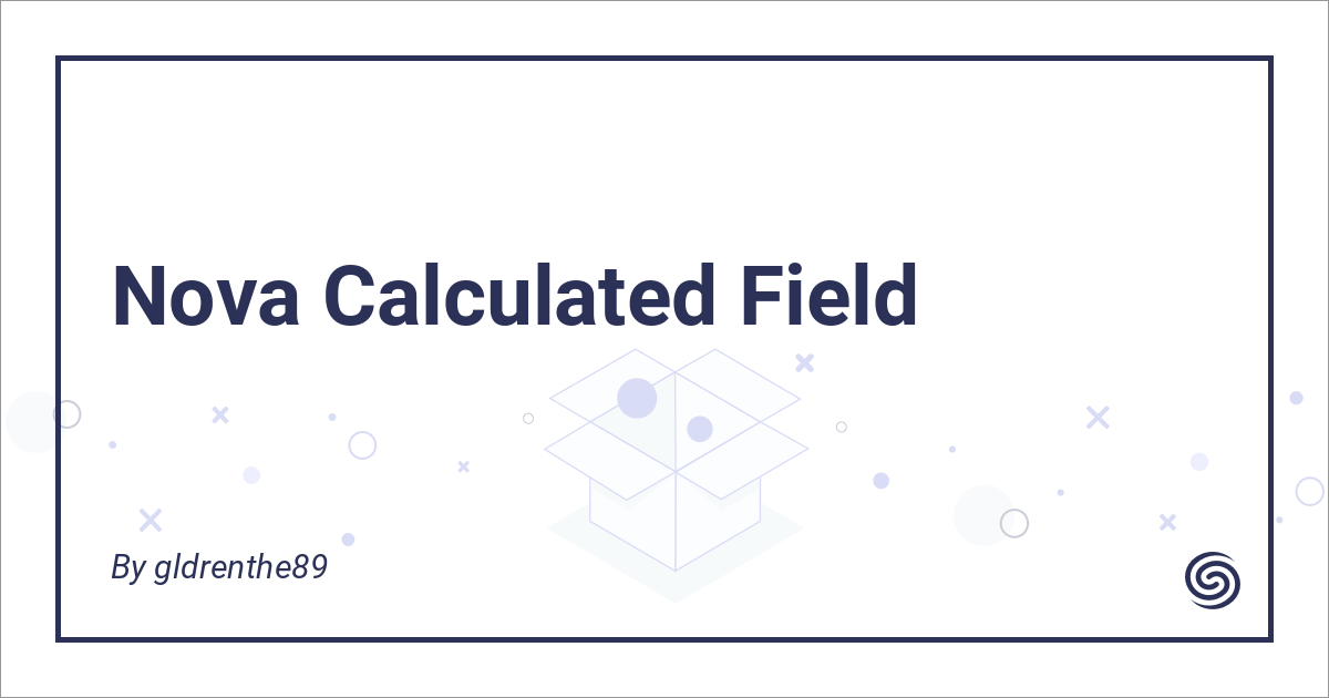 Calculated Field - Nova Packages