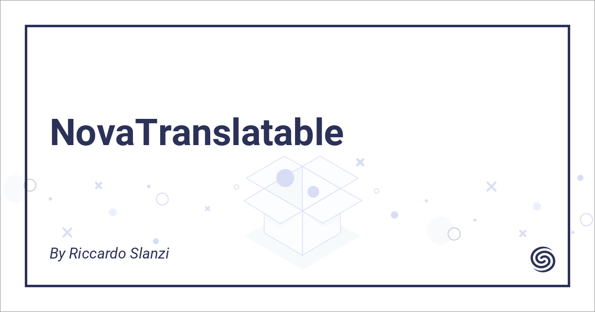 Translatable - Nova Packages