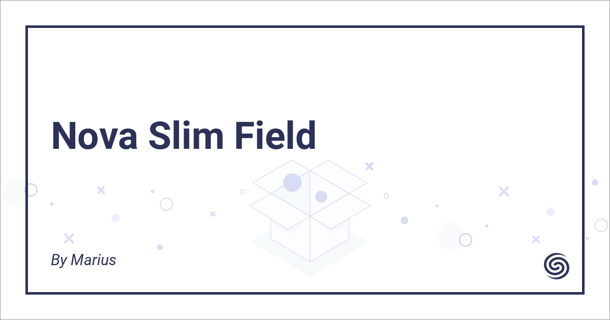 Slim Field - Nova Packages