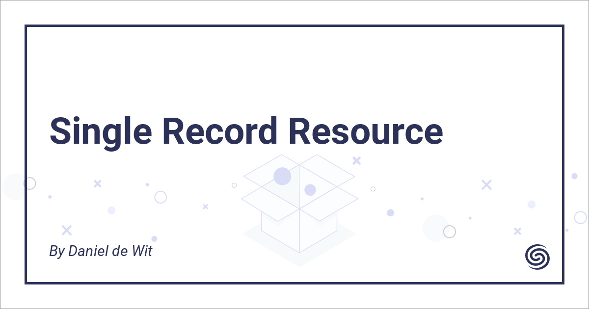 Single Record Resource - Nova Packages