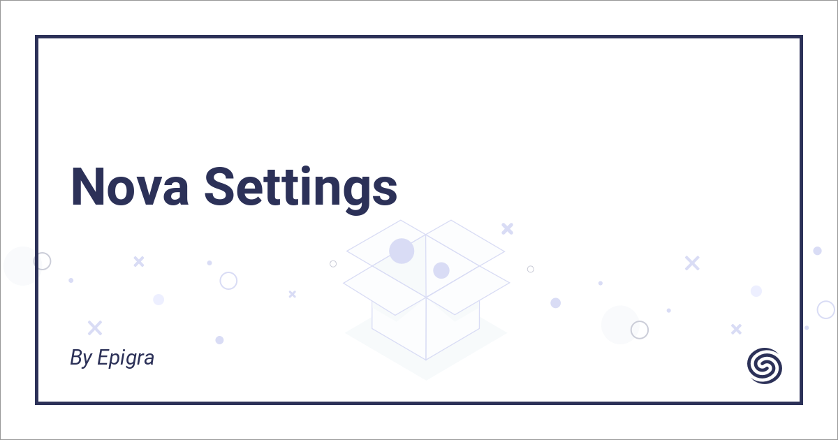 Settings Nova Packages