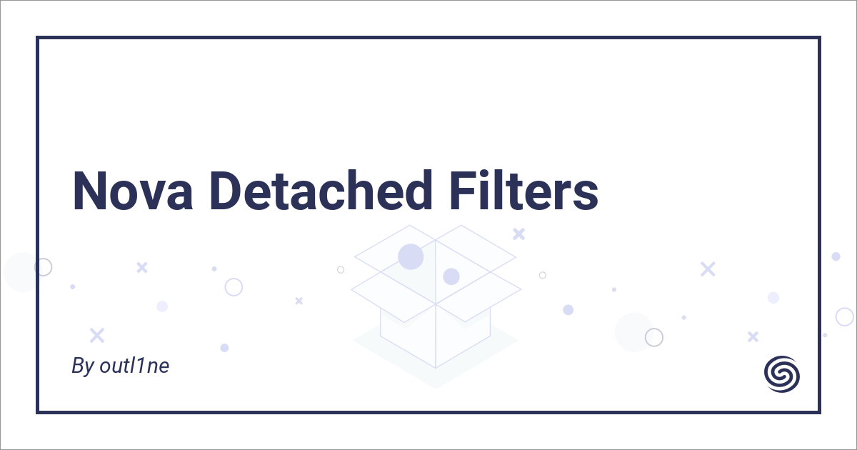 Detached Filters - Nova Packages