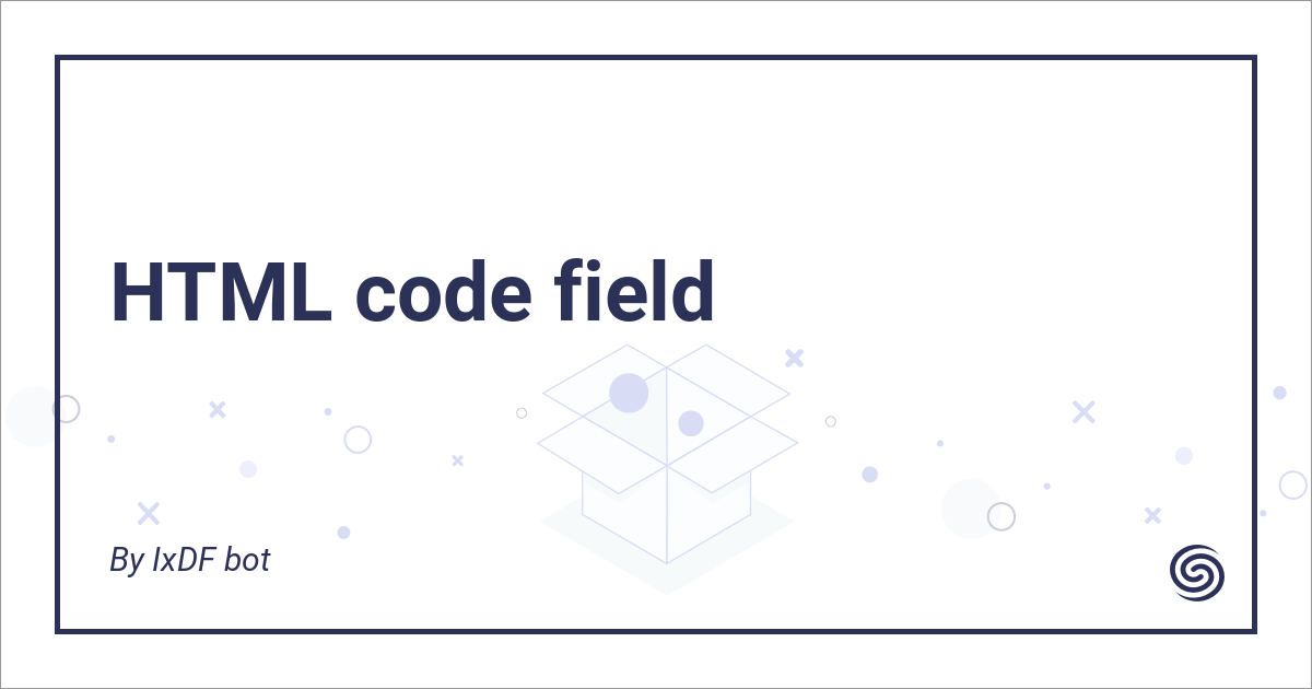 HTML code field Nova Packages