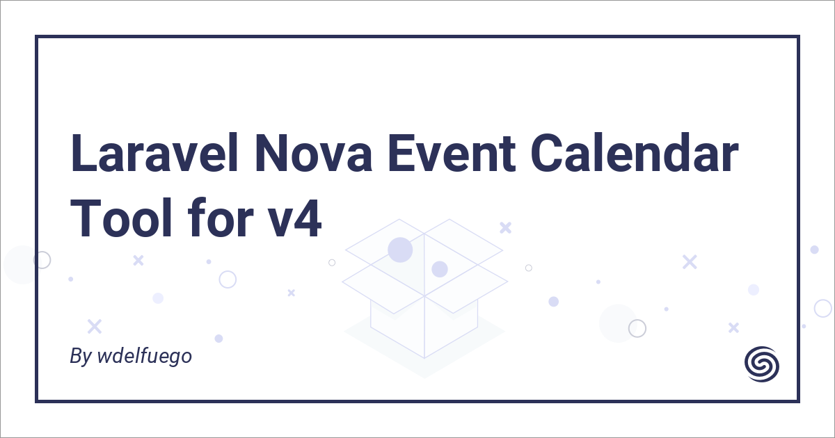 Event Calendar Tool Nova Packages