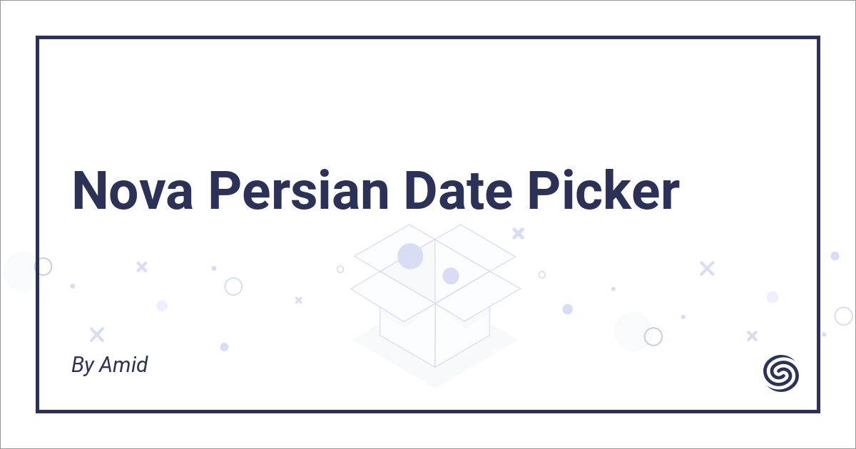 Persian Date Picker Nova Packages